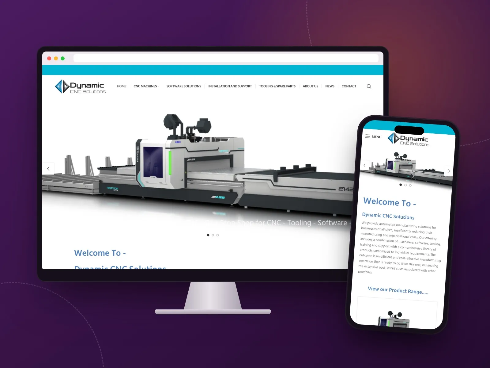 Dynamiccncsolutions.com screenshot 1