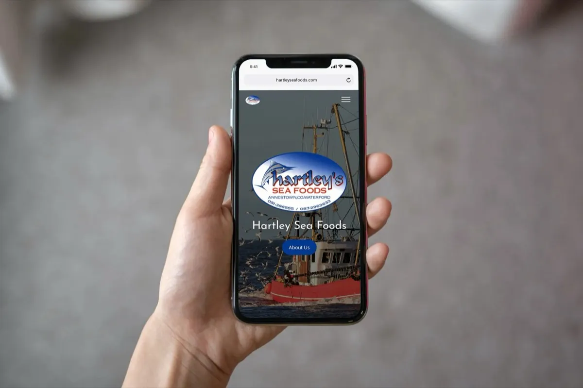 Hartleyseafoods.com screenshot 3